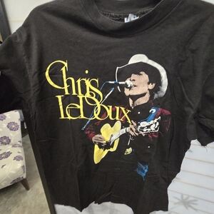 Chris LeDoux Black Graphic Tee